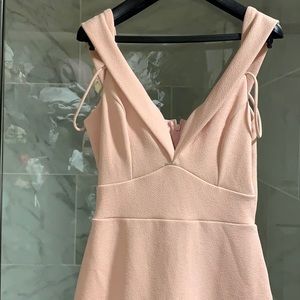 Light pink midi dress